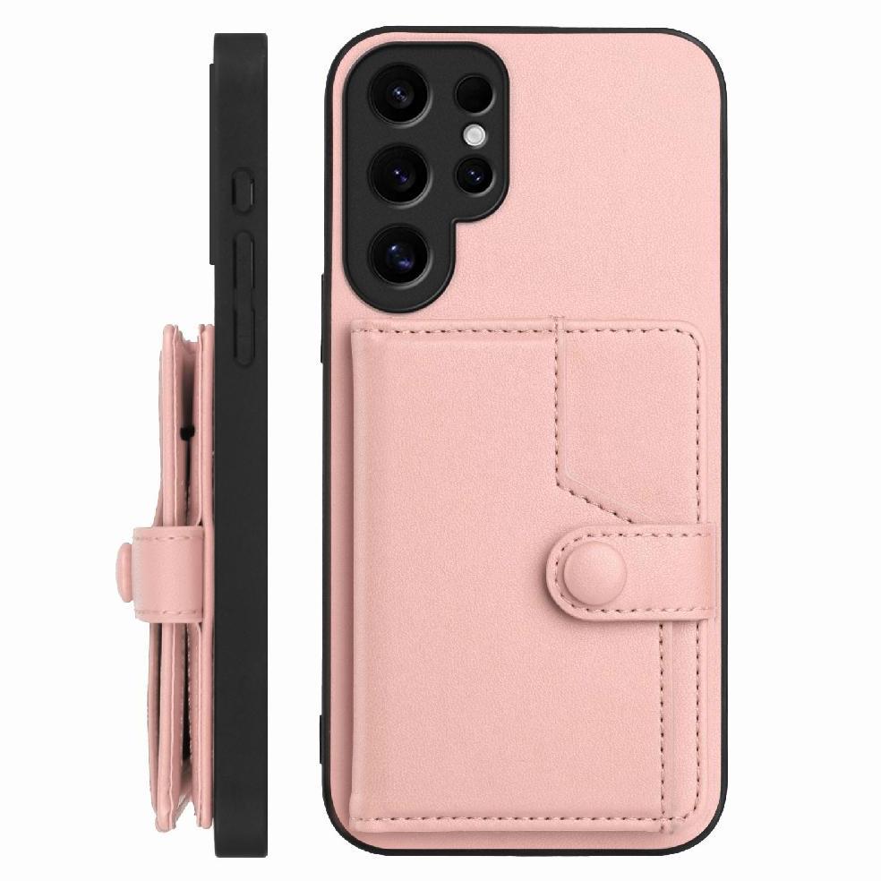 Foxdock Funda Para Samsung Galaxy S24 Ultra Con Bloqueo Rfid - Diseño Elegante Con Cierre De Botón