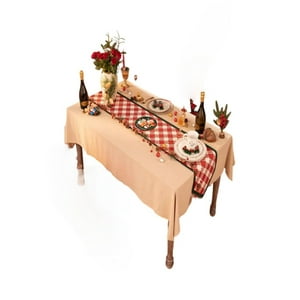Genérico - Camino De Mesa Navideño Rojo 29X180 Cm Decoración 12O1