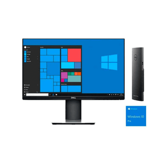 Kit Monitor + Pc Optiplex 7070 Sff (i7 8va 16gb 256gb Ssd) Reacondicionado