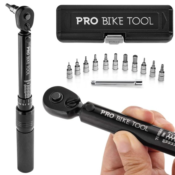 Juego de llave de torsión PRO BIKE TOOL 2‑20 Nm con caja de almacenamiento