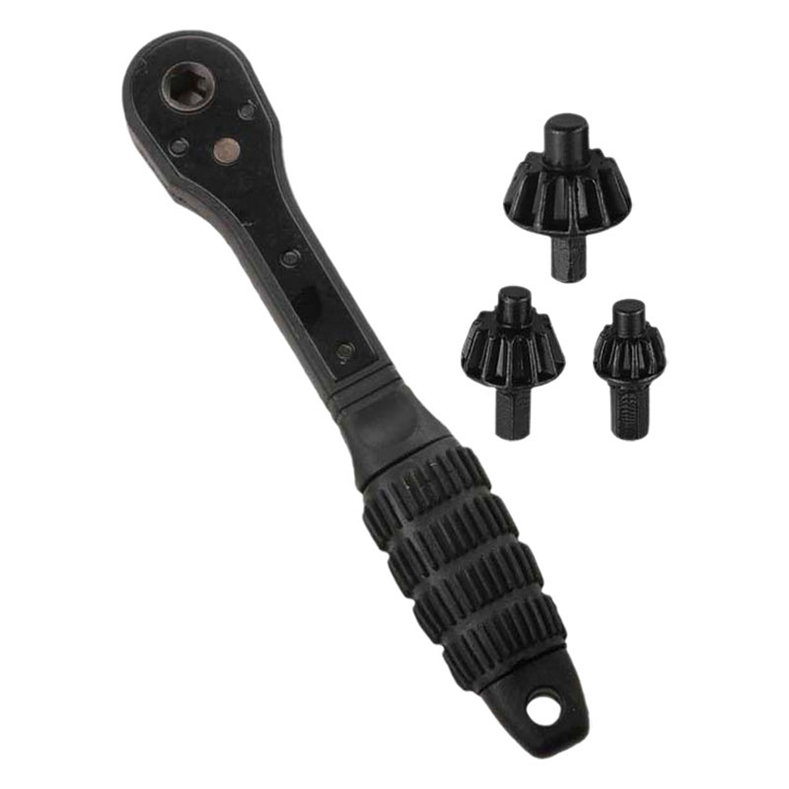 Ioensy - Llave De Trinquete Rápida Mango Cómodo Portabrocas De Mano Flexible Llave Inglesa