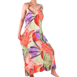 Likeshop - Vestido Largo Pabilos Primavera Mujer Excelente Calidad 033