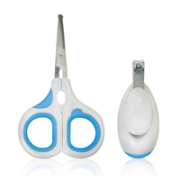 Babelito - Pack Tijera + Cortauñas Celeste