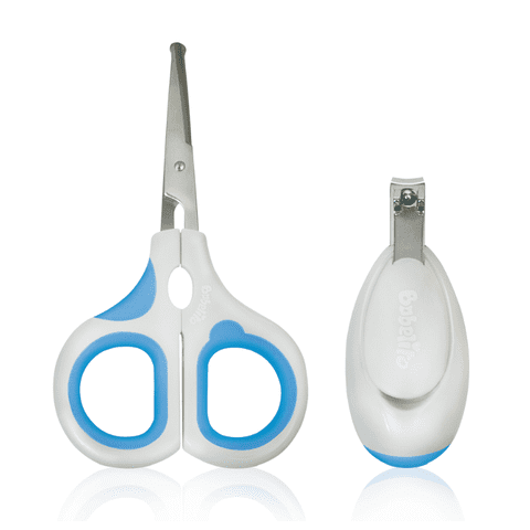 Babelito - Pack Tijera + Cortauñas Celeste