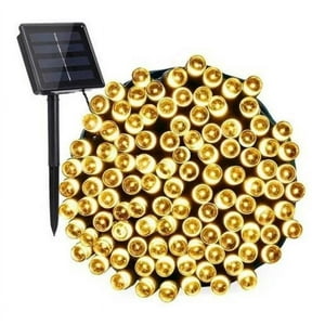 Shop E-Home - Luces Led Solar Navidad Guirnalda 10M 100 Led Luz Calida