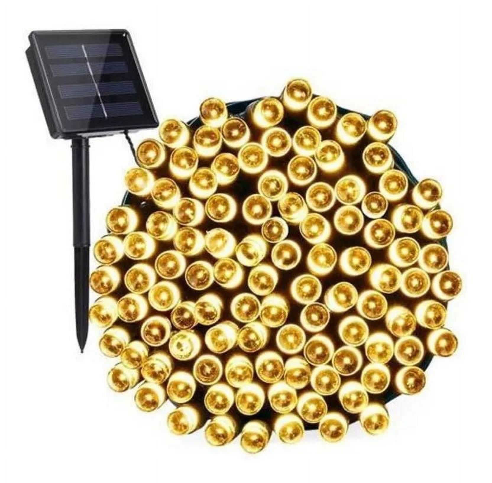 Shop E-Home - Luces Led Solar Navidad Guirnalda 10M 100 Led Luz Calida