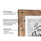 thumbnail image 4 of Marco de fotos Califortree de madera marrón rústica de 5 x 7 pulgadas con plexiglás, 4 of 6