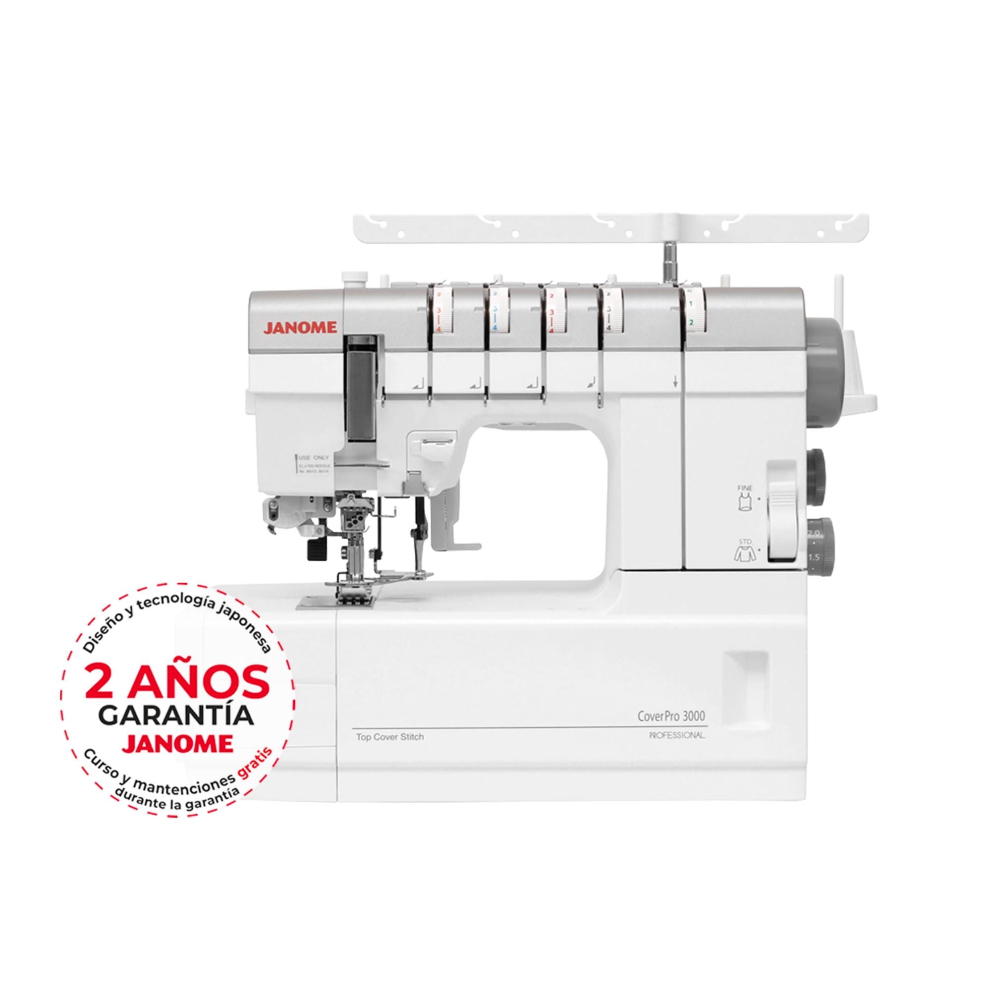 Janome - Máquina Colleretera Y Tapa Cosura Cp3000P Blanco