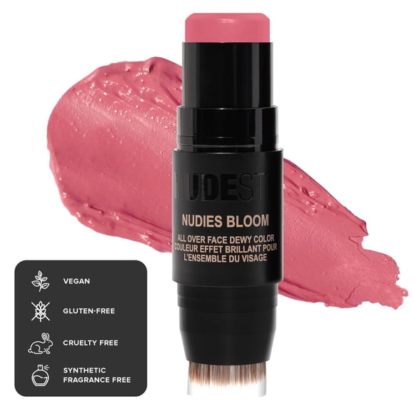 Colorete en crema Nudestix Nudies Matte 3 en 1 para todo el rostro