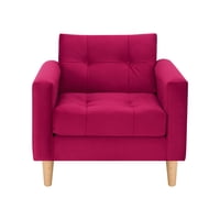 Bodevir - Sofa Retro 1C Felpa 05 Burdeo