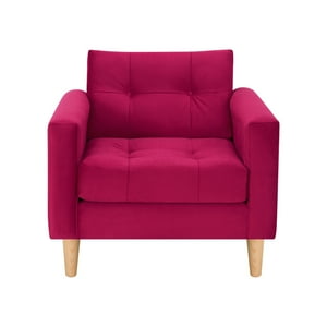 Bodevir - Sofa Retro 1C Felpa 05 Burdeo