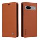 thumbnail image 1 of Funda Billetera de Cuero para Google Pixel 7A con Tarjetero y Soporte - Tapa Magnética Marrón, 1 of 6