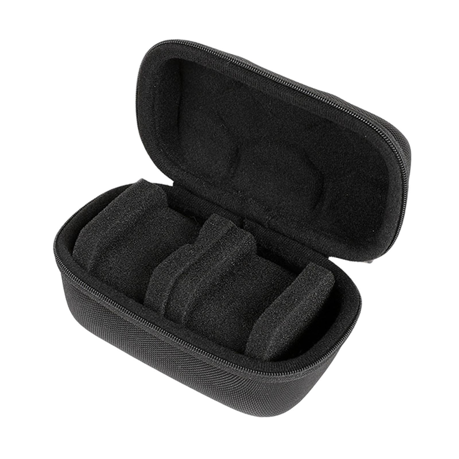 Magideal - Estuche De Viaje Para Reloj, Estuche Organizador Para Reloj, 2 Ranuras, Bolso De Mano De Carcasa Dura Portátil, Soporte De Exhibición, Caja De Reloj,