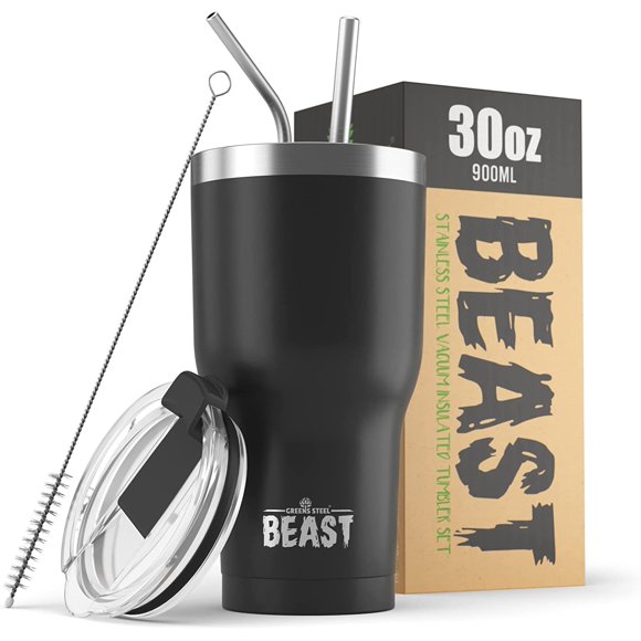 Tumbler Greens Steel Beast, acero inoxidable, 900 ml, aislante al vacío