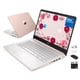 thumbnail image 1 of Laptop HP 14" Rose Gold Intel Quad-Core 4 GB 628 GB Win11, 1 of 9