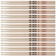 thumbnail image 1 of Paquete de 12 pares de baquetas Vic Firth X5A con punta de madera, 1 of 1