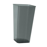 Magideal - Jarrón De Flores De Acrílico Con Forma De Cubo Floral, Moderno Y Sencillo, Decorativo, Para Centro De Mesa De Boda, Para Fiestas, Cocinas, Decoración Gris L