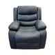 thumbnail image 1 of Bergere Reclinable Daniels Berlín Cuero PU 1 Cuerpo Negro, 1 of 3