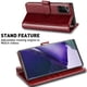 thumbnail image 1 of For Galaxy Note 8 Note 9 Note 10 Note 10 Plus Note 20 Note 20 Ultre Wallet Case, [Included Glass Screen Protector][RFID Blocking] Flip Folio Leather Cell Phone Cover With Credit Card Holder For Samsun, 1 of 3