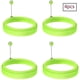 thumbnail image 1 of Molde para huevos fritos en sartén, molde de silicona para tortitas, molde redondo verde para tortillas, para cocinar huevos (circular), 1 of 8