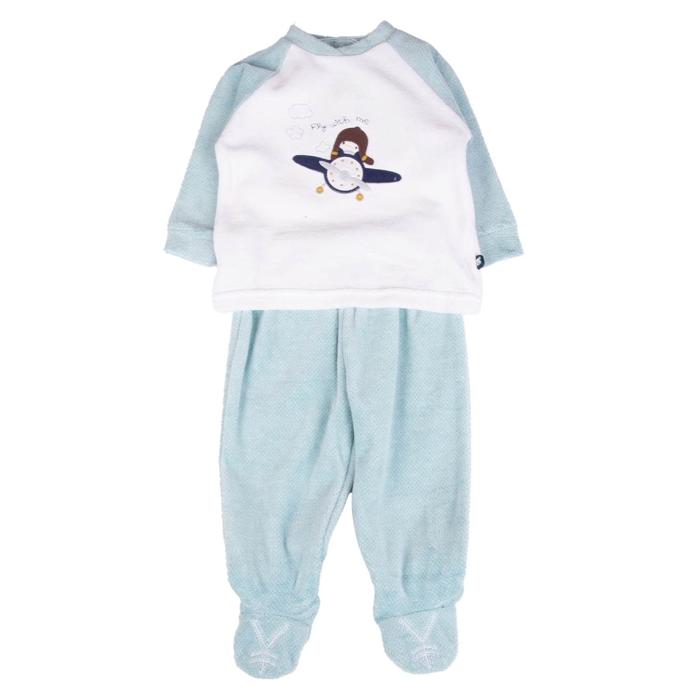 Conjunto Bebé Niño Petroleo Pillin