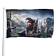 thumbnail image 1 of Troll y Yo Bandera impresa con temática, regalo perfecto para fanáticos, amigos y familiares, y adecuada para actividades al aire libre e interiores, decoraciones de fiesta. 60*90CM, 1 of 6