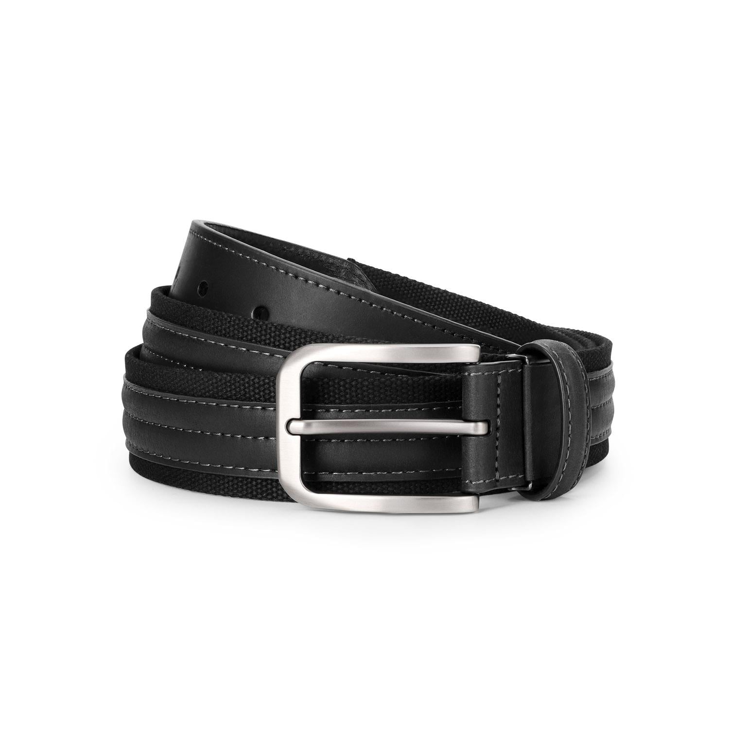 Cardinale - Cinturón Ajustable Hombre Cuero Y Textil Cint-c304