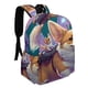 thumbnail image 2 of Corgi-theme Backpack, Campus style schoolbag Bookbag with Adjustable Shoulder Straps And Large Zip Compartment, Unisex Travel Bags.42x30x15cm, 2 of 6