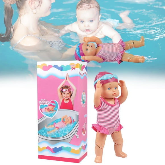 Muñeca bebé nadadora eléctrica impermeable OHGOSH 34 cm