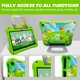 thumbnail image 3 of Funda para Tablet Riaour 25 cm Infantil a Prueba de Golpes con Asa – Verde, 3 of 6