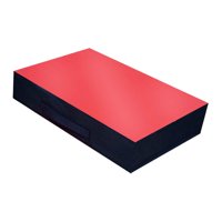 Magideal - 2 Almohadillas De Caída Para Levantamiento De Pesas, Protección Para El Suelo, Fácil De Usar, Amortiguadores De Barra Con Reducción De Ruido, Cojín De Epe Rojo