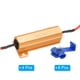 thumbnail image 3 of Resistor de carcasa de aluminio de 50W 10 Ohmios 4 piezas Resistor de carcasa de aluminio con clips Resistor de potencia con rosca dorada, 3 of 6