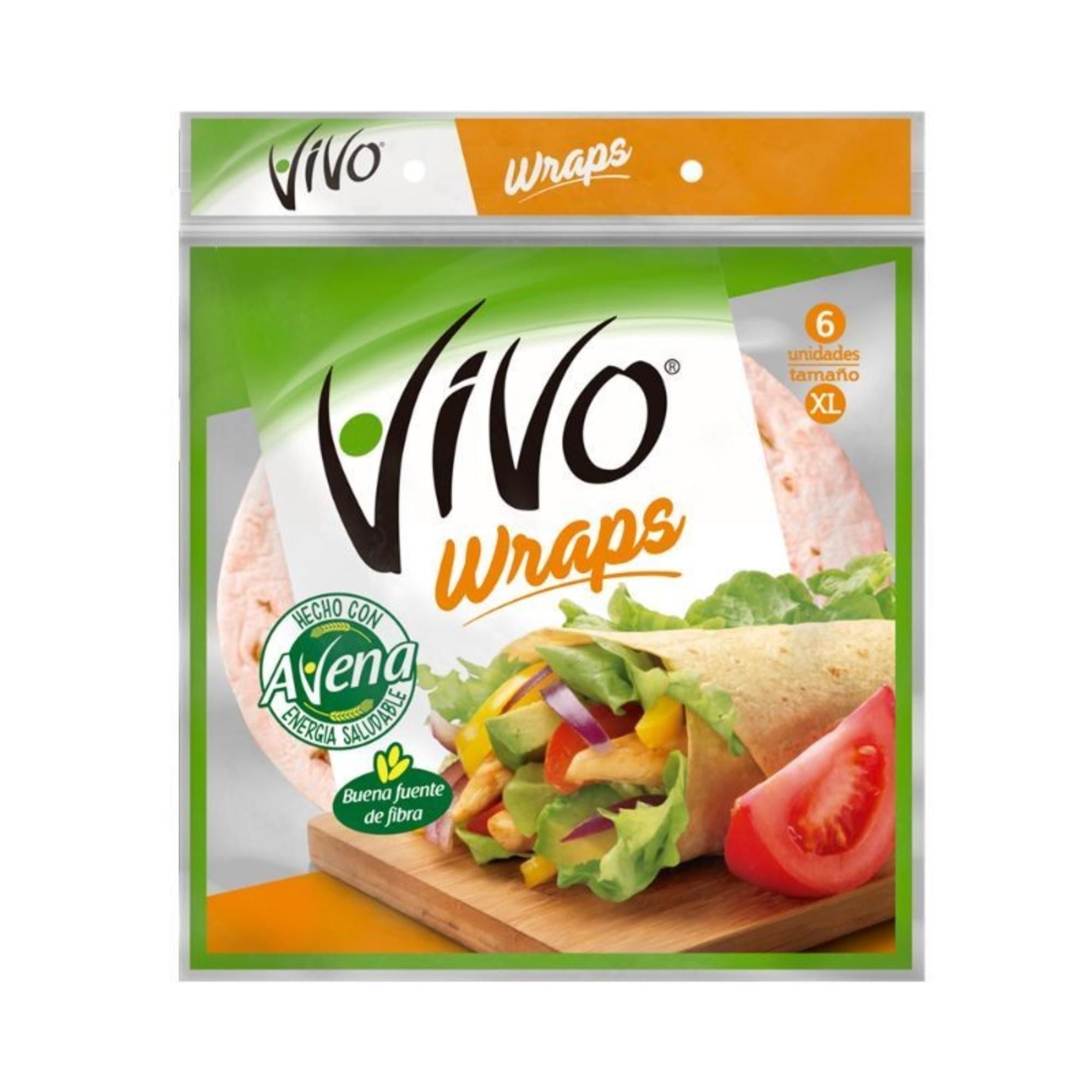 Tortilla Con Avena Xl 6 Un 264 g Vivo