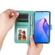 thumbnail image 4 of Funda tipo cartera FOXDOCK para OPPO Reno 8 Pro 5G , diseño girasol en relieve, cuero PU, cierre magnético, soporte y tarjetero, 4 of 5