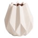 thumbnail image 5 of Flores Florero De Cerámica Decoración Del Hogar Planta Flores Florero Geométrico Blanco Cremoso, 5 of 5