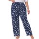 thumbnail image 1 of Pantalón de Pijama para Mujer de Talla Grande Agnes Orinda con Estampado de Estrellas, Ropa de Noche con Bolsillo, Pantalones Cómodos para Descanso 1X Azul Marino, 1 of 6