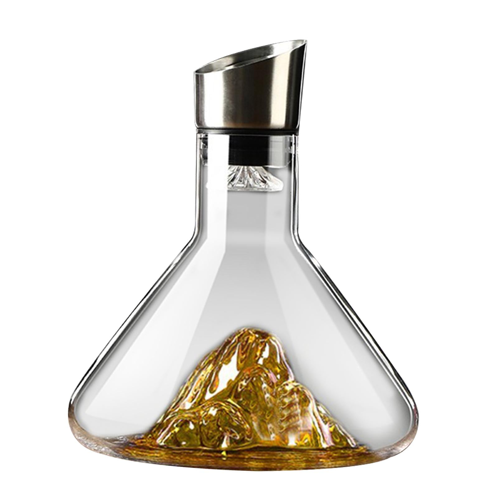 Magideal - Decantador De Vino Tinto Decantador Iceberg Decantador Soplado A Mano Regalo De Vino Dispensador De Champán Para El Hogar Decantador De Vino Aireador 1600ml