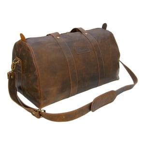 Tratur - Bolso De Viaje De Cuero Café Tostado