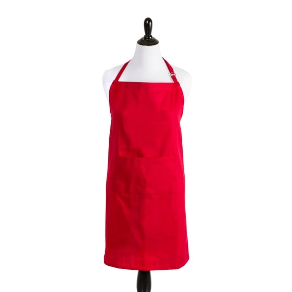 Delantal DII Talla Grande Rojo Tango de Algodón para Cocina