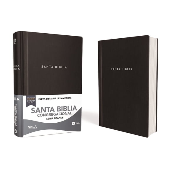 Bible Vida Publishers NBLA Congregacional Tapa dura negra