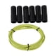 thumbnail image 3 of Cubierta De Cable De Tubo De Carcasa De Línea De Cable De Freno De Bicicleta Con Tapa De 6 Extremos Verde, 3 of 5