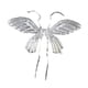 thumbnail image 3 of Mariposa Hada Globo Prop Ángel Niños Para Halloween Navidad Telón De Fondo Plata, 3 of 5