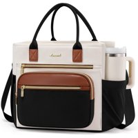 Farmers - Insulated Lunch Bag Women,Wide Opening Adult Lunch Box Women,Large Leakproof Cooler Bag For Work Picnic Beach Family College,Lunch Teacher Tote Bag With Adjustable Shoulder Strap Cup Holder