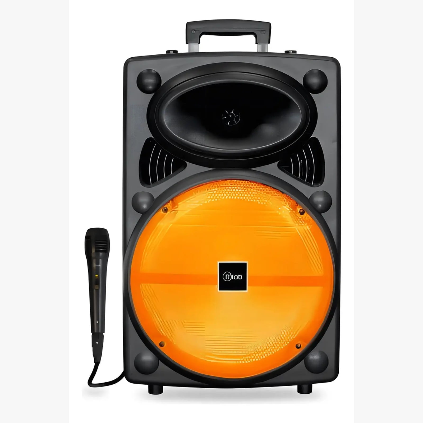 Parlante Mlab Rhythm Charger 2 Bluetooth 12 Pulgadas Naranja