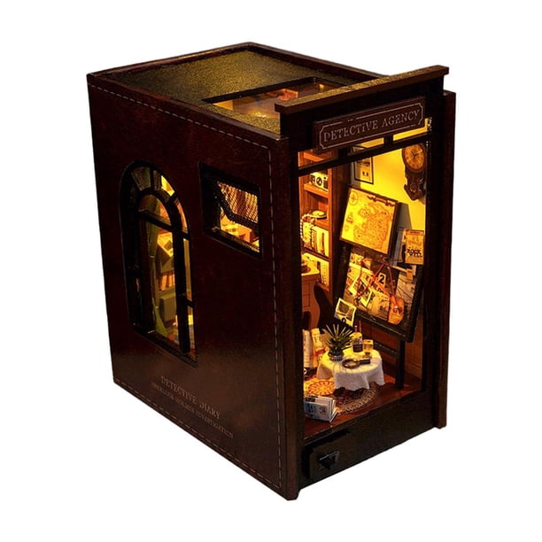 Kits De Casas De Muñecas En Miniatura De Madera, Manualidades, Kits De Estanterías Para Regalar A Adolescentes Y Niños
