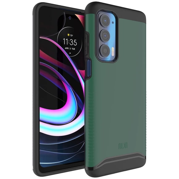 Funda para Celular TUDIA Motorola Edge 5G UW de Doble Capa Verde