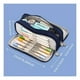 thumbnail image 3 of Estuche De Lapices Doble Capa Organizadoras Gran Capacidad Azul marino, 3 of 6