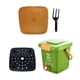 thumbnail image 1 of Cubo de compost para residuos de cocina, contenedor de compost para interiores, de gran diámetro, moderno, fácil de limpiar, contenedor de basura para S, 1 of 5