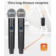 thumbnail image 4 of Micrófono inalámbrico HUACAM 2.4G Dual para karaoke con receptor, 4 of 6
