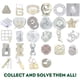 thumbnail image 3 of Rompecabezas BePuzzled Espiral Hanayama de Metal Nivel 5, 3 of 5